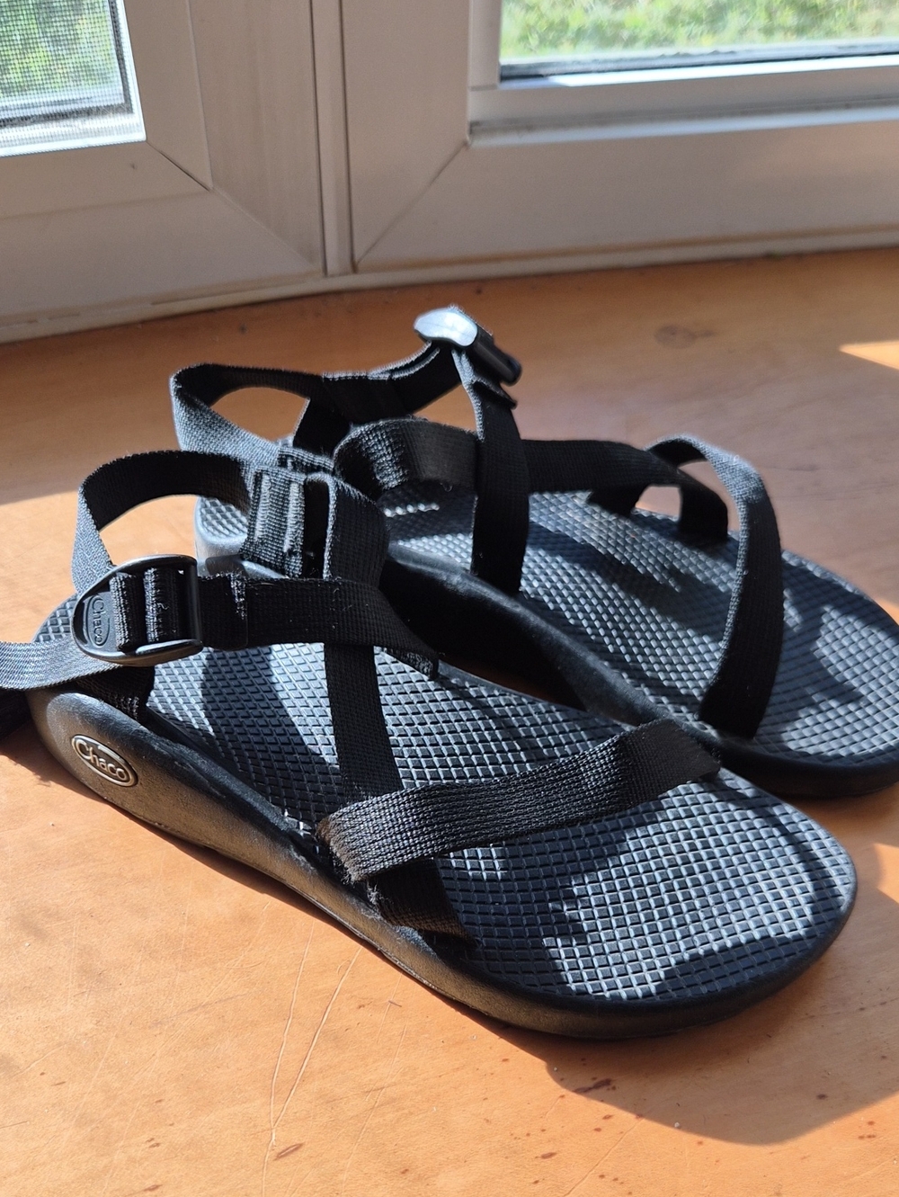 Chaco Womens Black Strappy Outdoor Sandals
